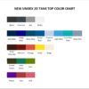 tank top color chart - Charles Leclerc Shop