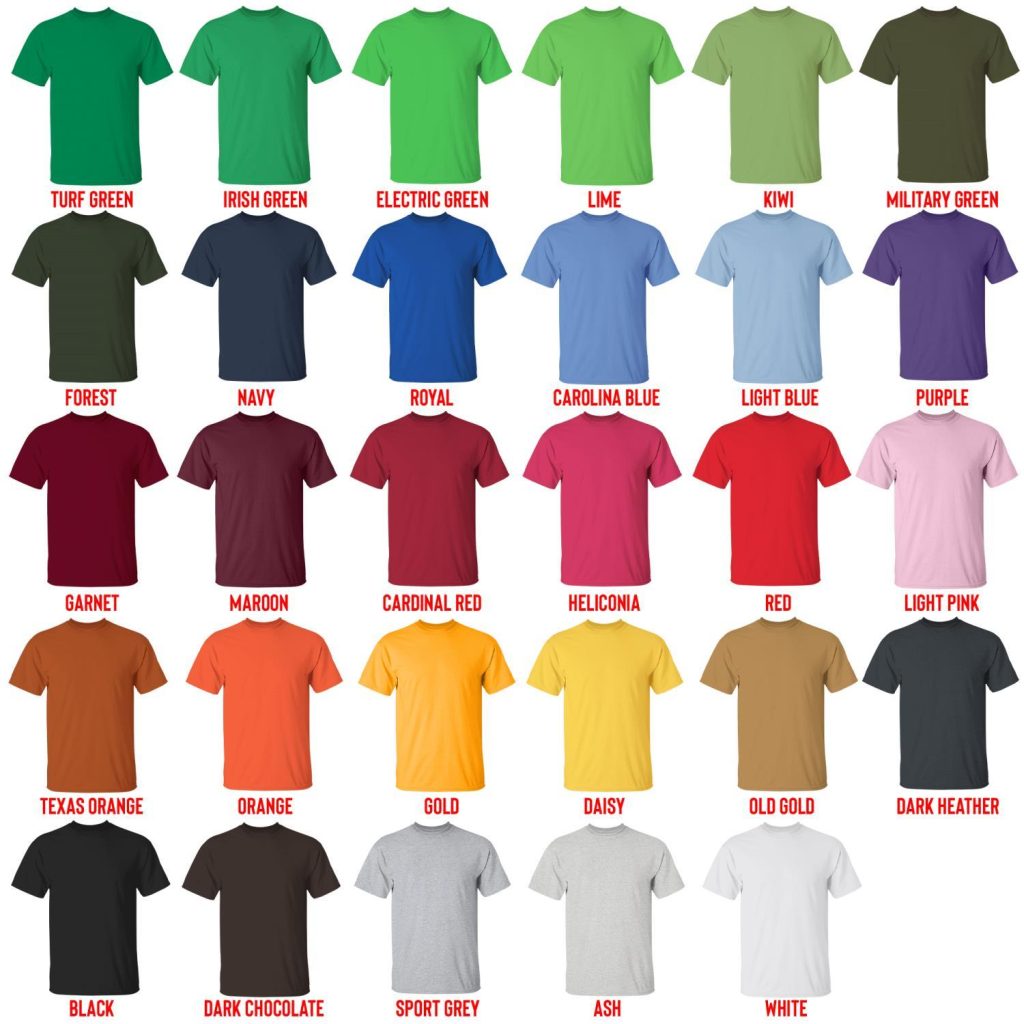 t shirt color chart - Charles Leclerc Shop