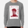 ssrcolightweight sweatshirtmensheather grey lightweight raglan sweatshirtfrontsquare productx1000 bgf8f8f8 1 - Charles Leclerc Shop