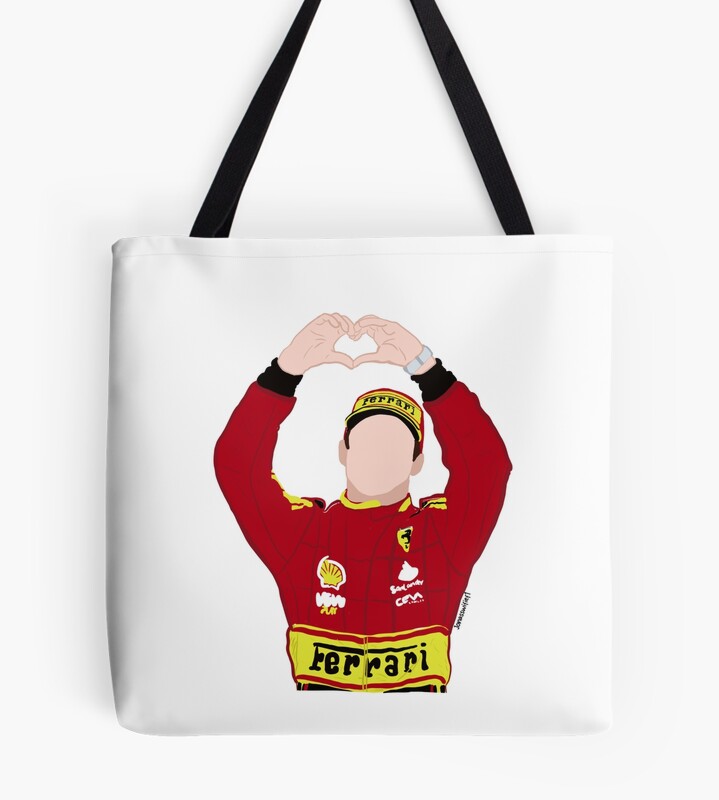 Retro Charles Leclerc Tote Bag