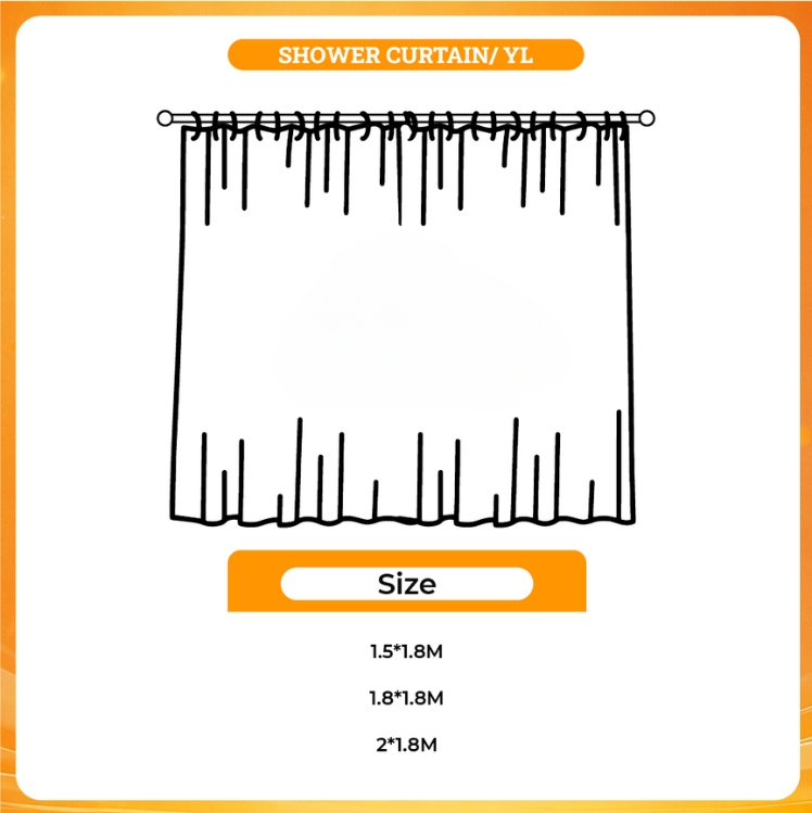 3D shower curtain - Charles Leclerc Shop